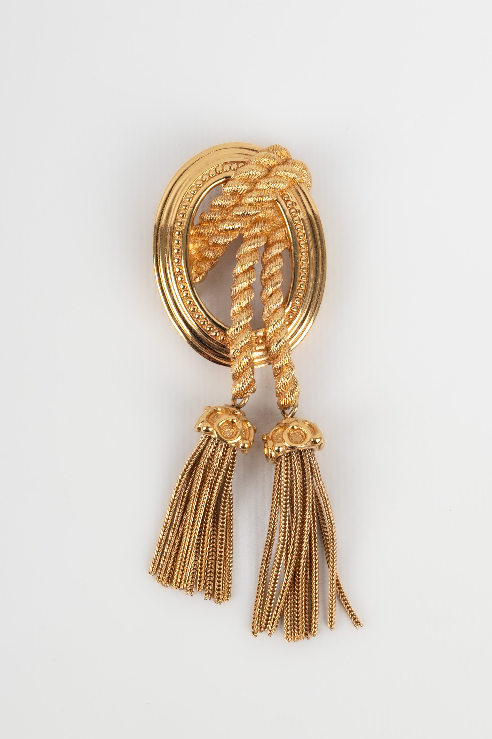Dior brooch in gold-plated metal – Les Merveilles De Babellou