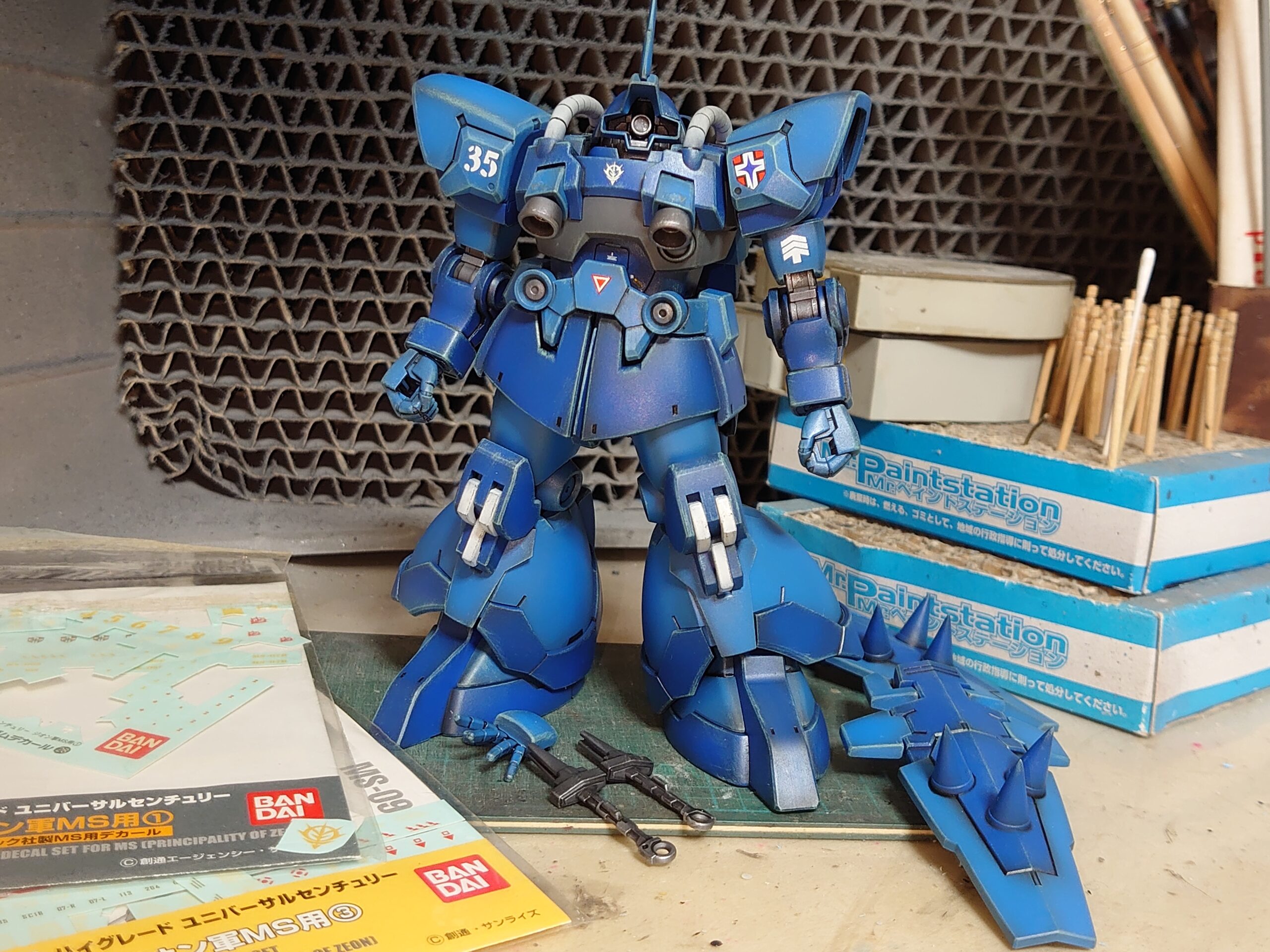 HGBF ドムR35 製作記⑤ | 模型大隊戦闘日誌