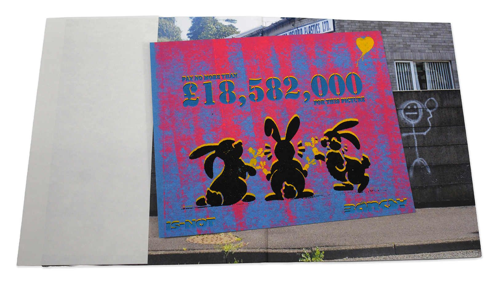 NOT BANKSY REJECTS & RARITIES SHOP – Rare NOT Banksy Book SIGNED