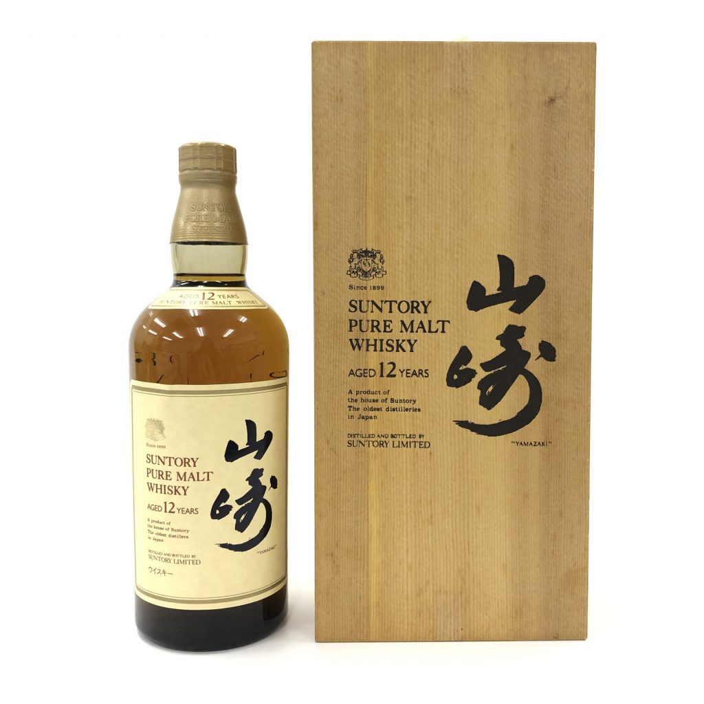 サントリー ピュアモルトウイスキー 山崎12年 特級 木箱 760ml