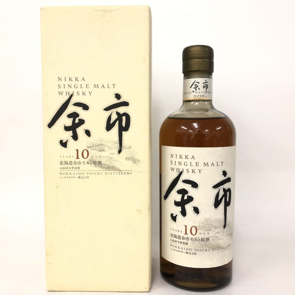 ニッカシングルモルトウイスキー余市10年未開栓