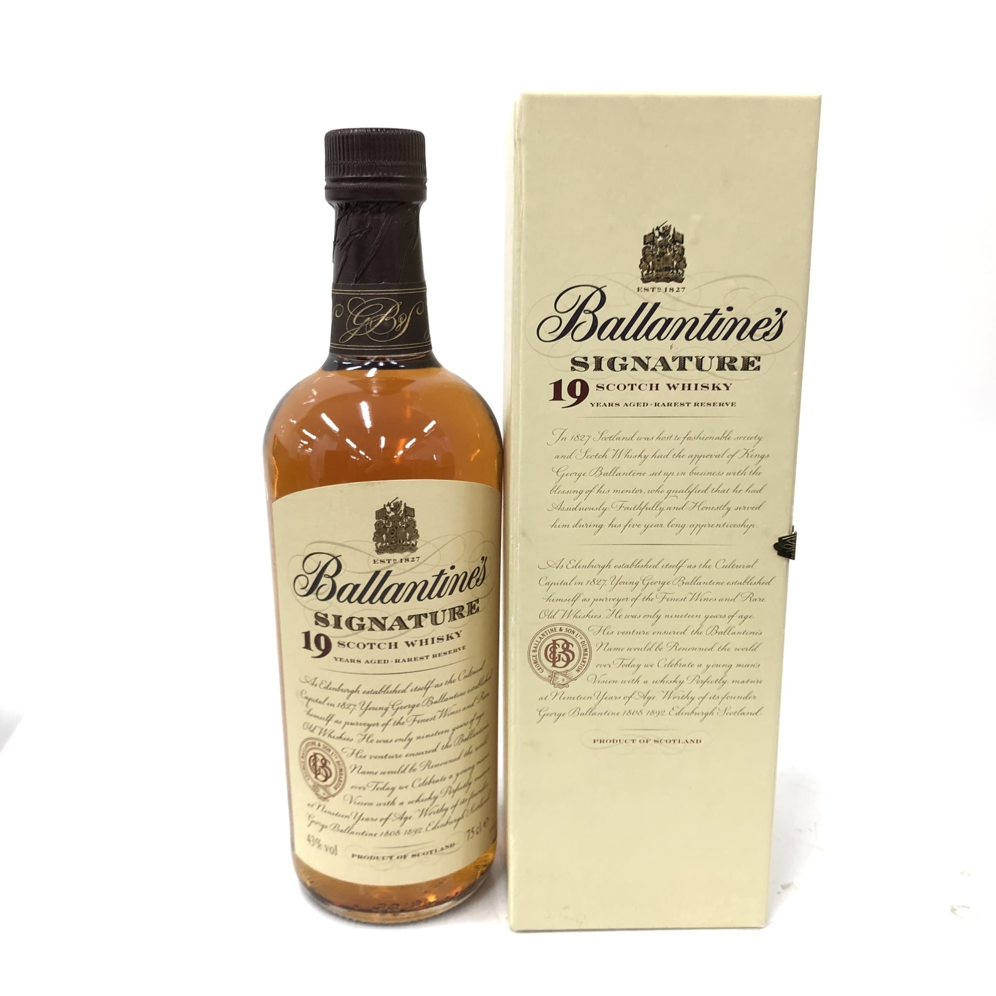 古酒 未開栓 バランタイン シグネチャー 19年 750ml ウイスキー