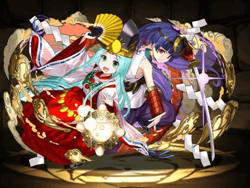 アマテラス&ツクヨミ SPサイン パズドラ アマテラス&ツクヨミ SP SP