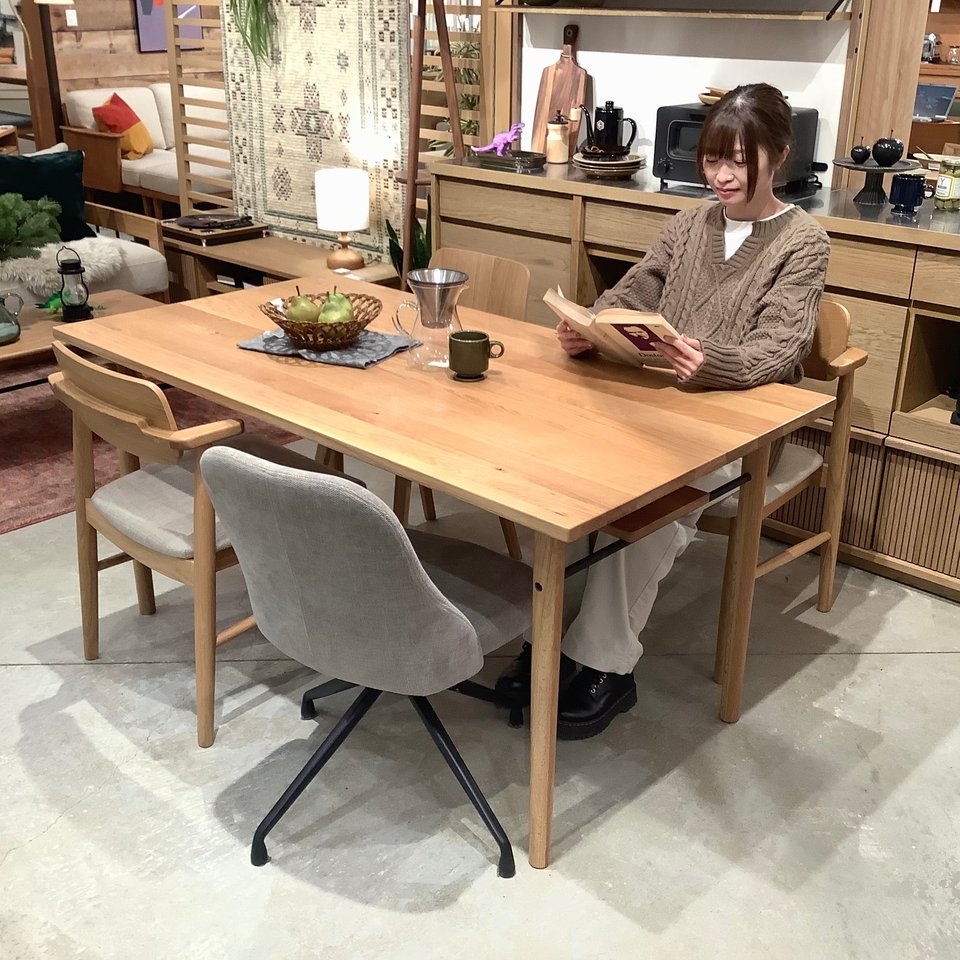 廃盤】ウニコ NORD ノルド ダイニングテーブル W125 ウォールナット