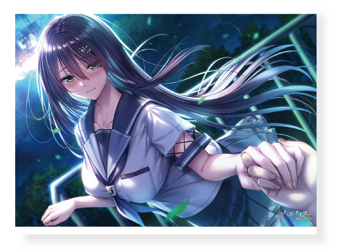 ピロ水 アマカノ アマカノ2＋コラボカフェ限定 キャンバスアート 蔦町