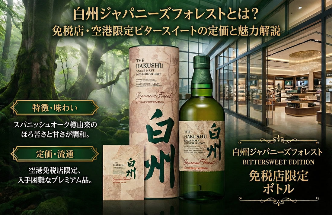 白州ジャパニーズフォレストとは？免税店・空港限定ビタースイートの