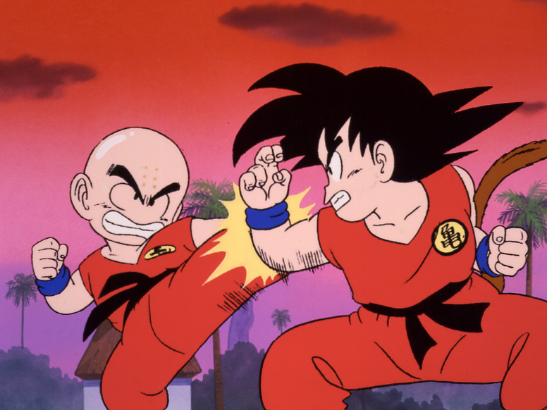ドラゴンボール アニメーションセル クリリン 孫悟空 ドラゴンボールZ
