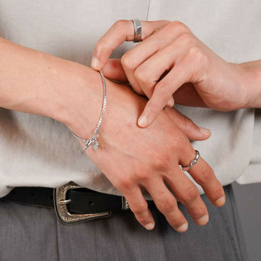 良い シルバー925 リング ブレスレット wonderwall ムンビン サナ