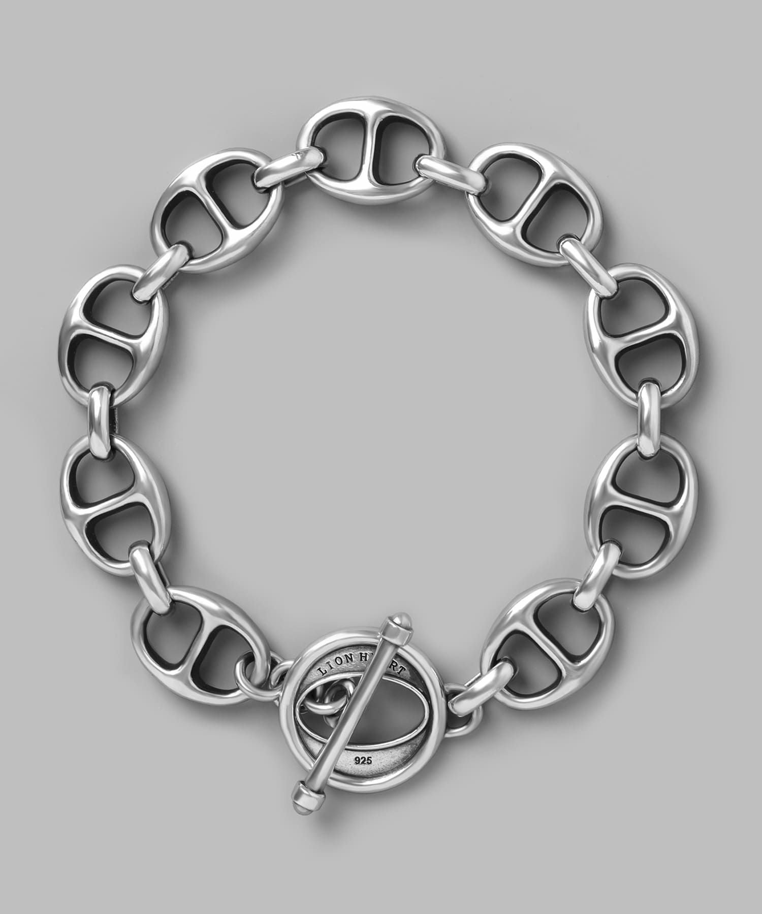 LEO”サイドカットチェーンブレスレット（マンテル/いぶし無し