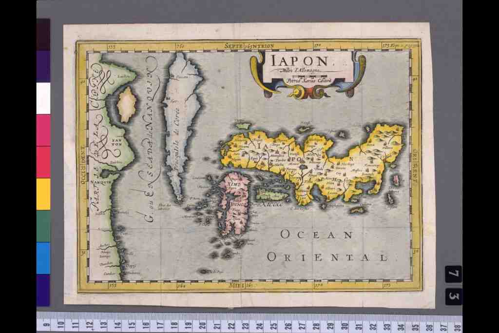 西洋古版日本地図一覧 - カラー