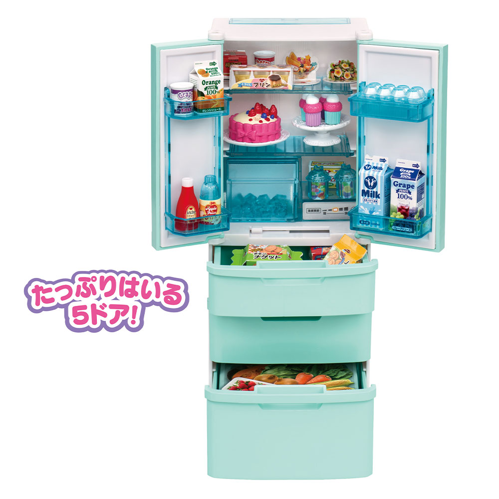 リカちゃんハウス、冷蔵庫、洗濯機、ひろびろキッチン、プリンちゃん