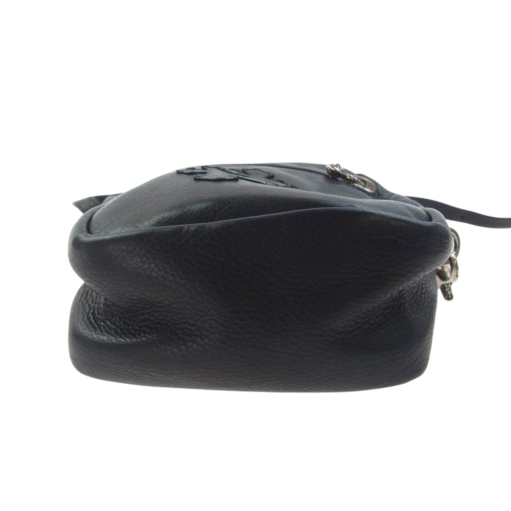 インボイス原本有 クロムハーツ CHクロス パッチ レザー メモホルダー