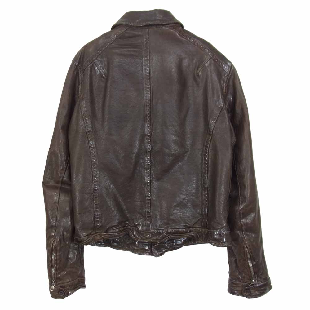 ニールバレット スエードレザーライダースジャケット イタリア製 XS