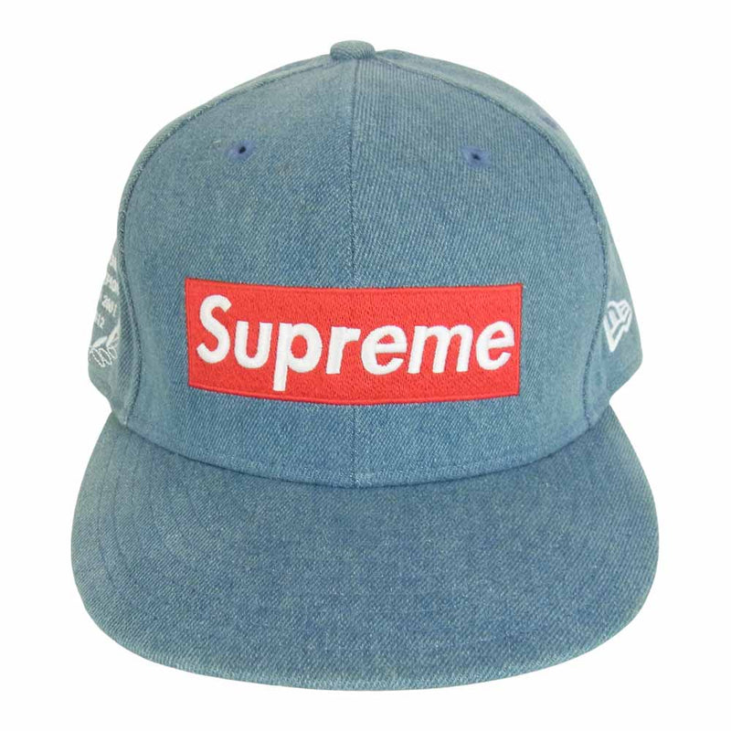 Supreme デニム ベースボールキャップ