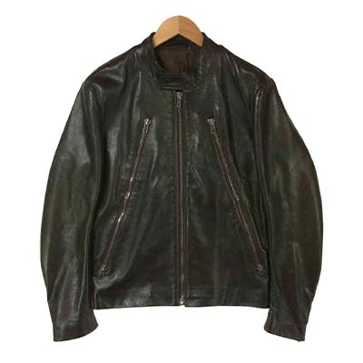 20SS Maison Margiela メゾンマルジェラ 5ZIP LEATHER JACKET ゴート