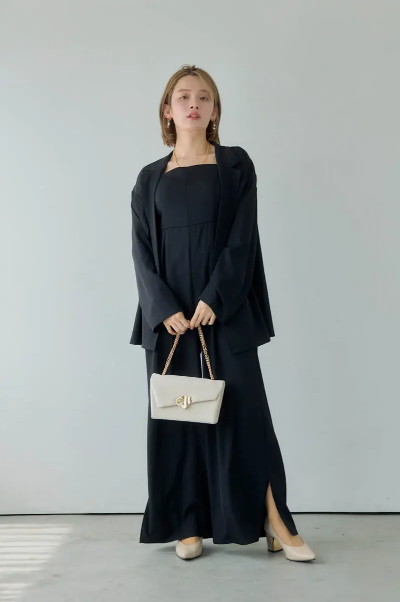 ブラックのジャケット付きオールインワン | et.UNiVER | M | 結婚式