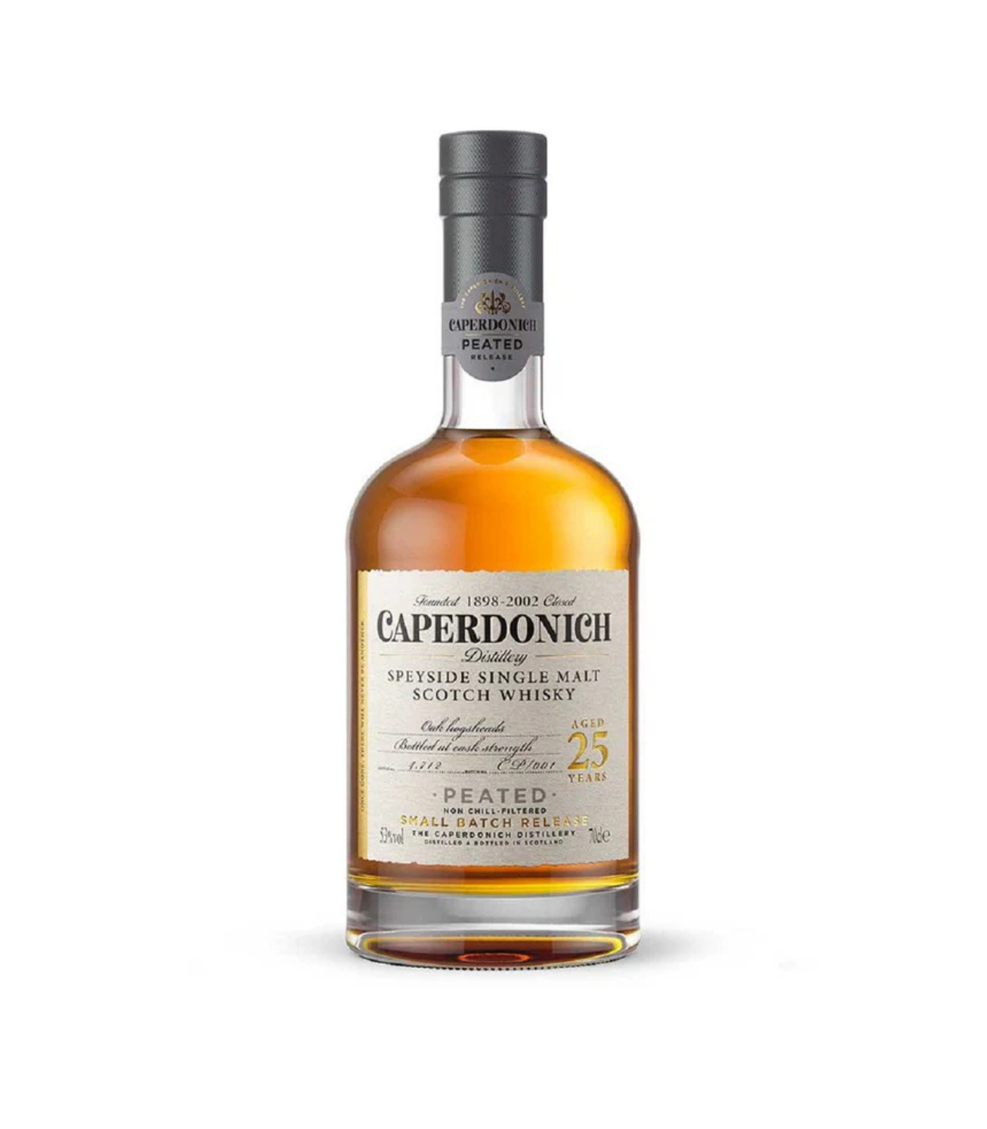 Caperdonich 25 Year Old Peated Speyside Single Malt Scotch Whisky