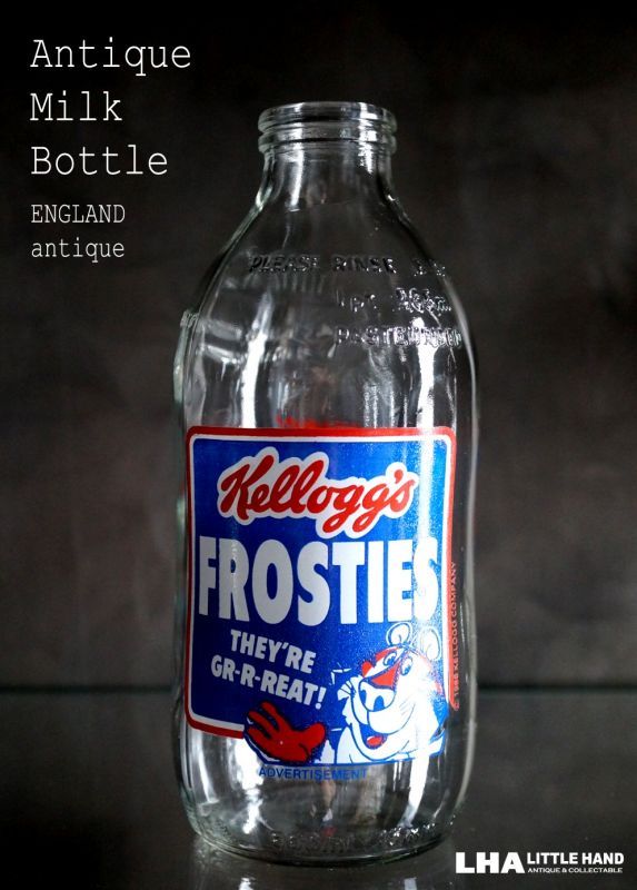 ENGLAND antique イギリスアンティーク アドバタイジング ガラス