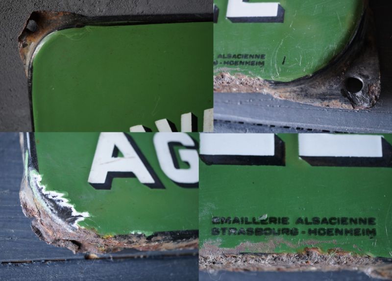 FRANCE antique フランスアンティーク ホーロー サイン 看板 サイン