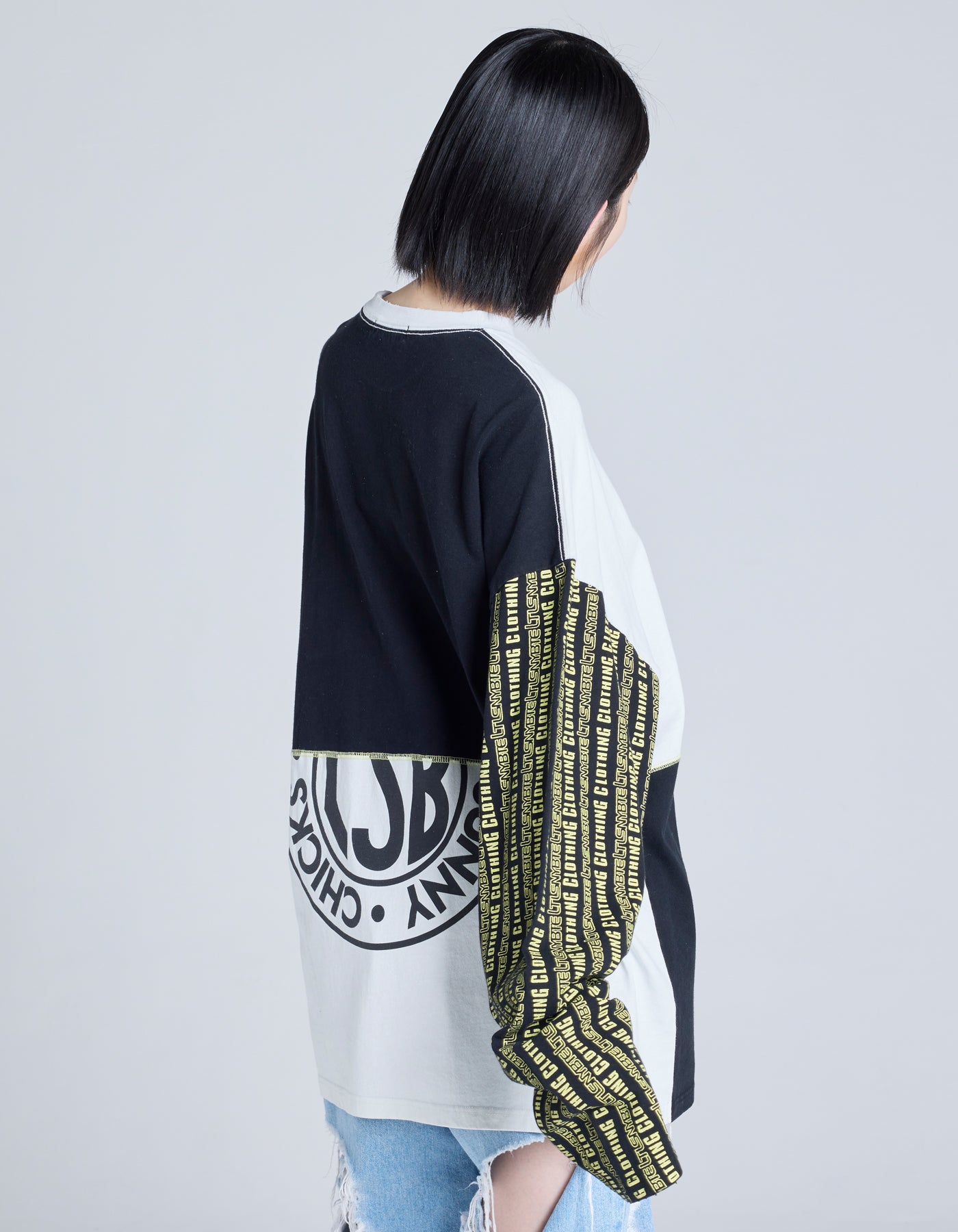 little sunny bite (リトルサニーバイト)LSB logo long tee / WHITE