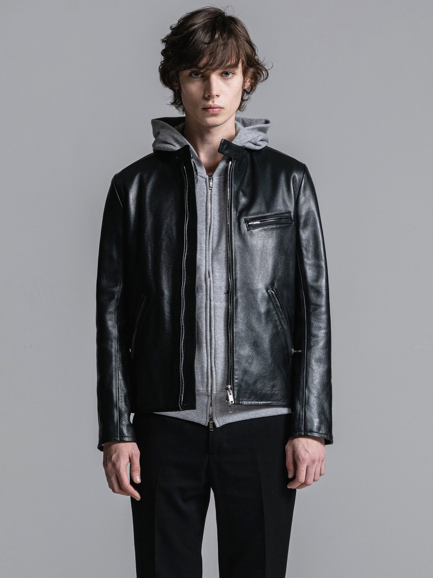 LEATHER SINGLE RIDERS JACKET | レザーシングルライダースジャケット