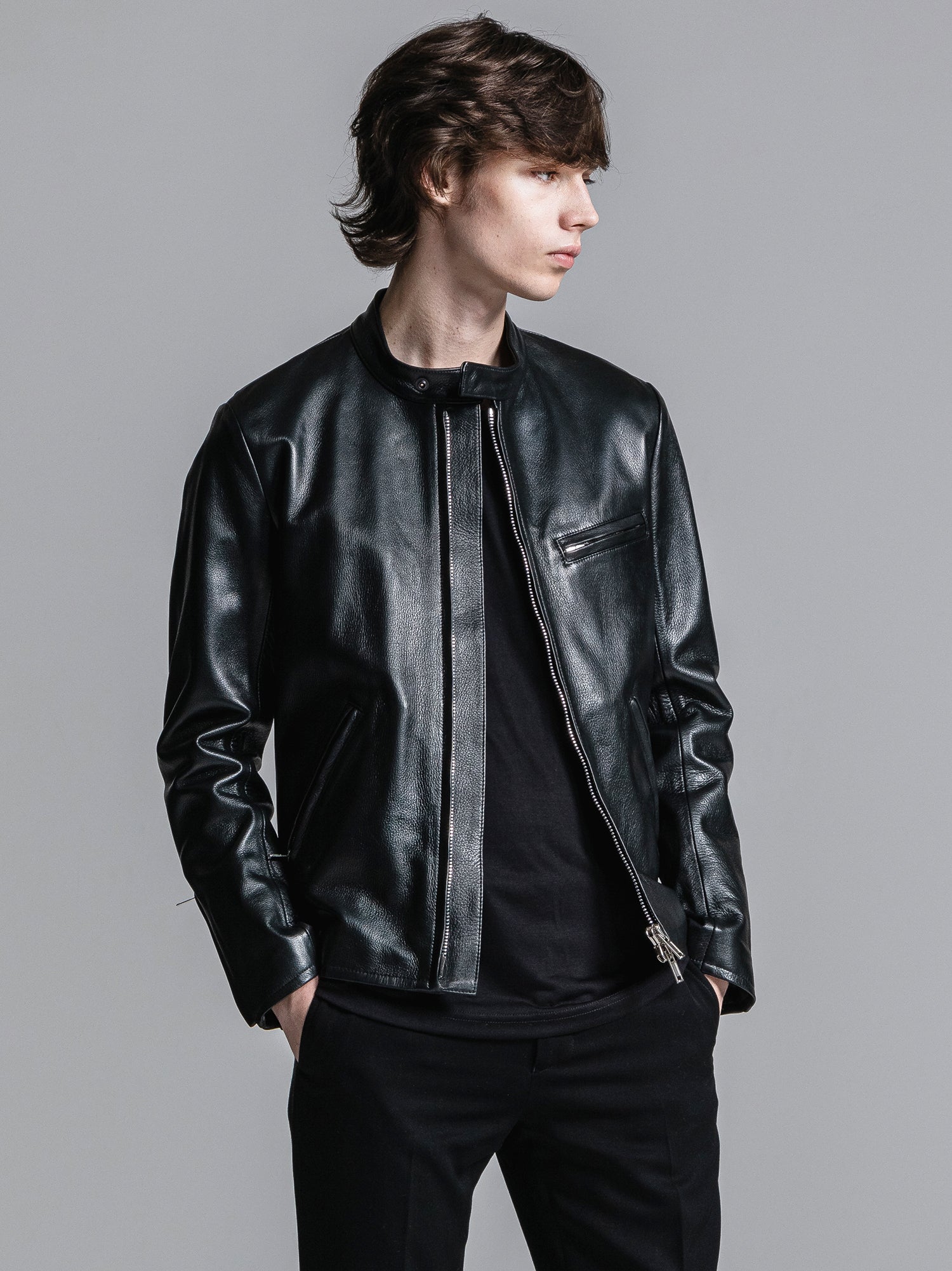 LEATHER SINGLE RIDERS JACKET | レザーシングルライダースジャケット