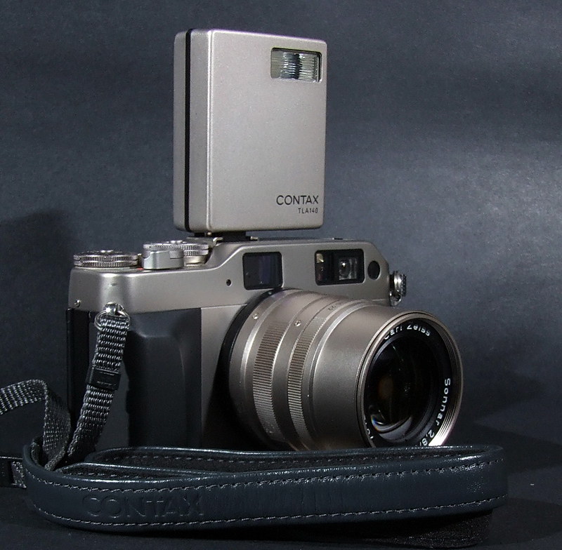 CONTAX G1 レンズ×2 TLA140フラッシュセット [美品] CONTAX TLA140 元