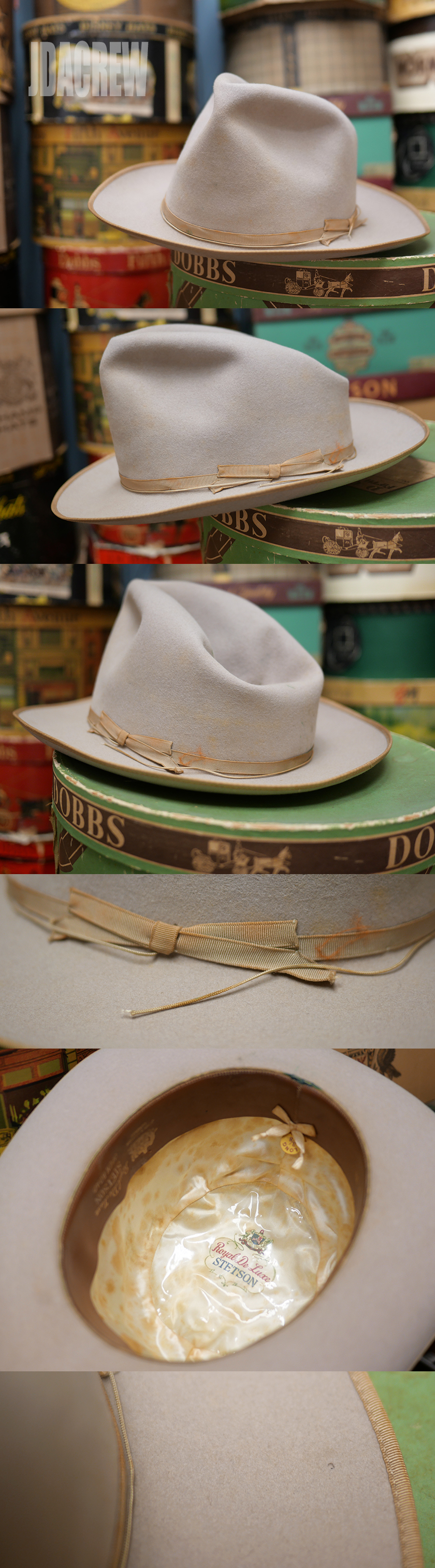 ジョニーデップ愛用 STETSON オープンロード 1950s ヴィンテージハット