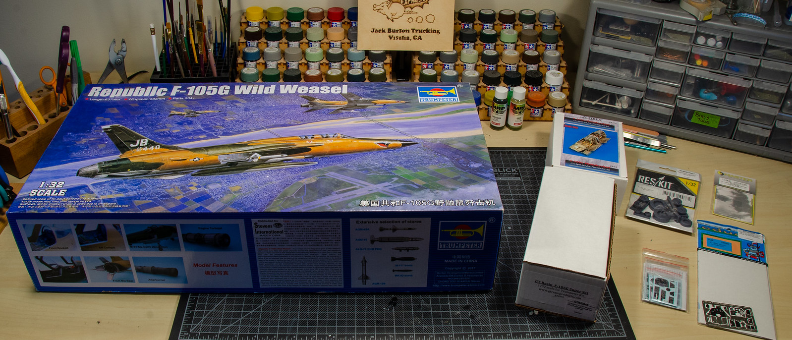 Trumpeter 1/32 F-105G Wild Weasel - 5/22 - Progress Update - Works