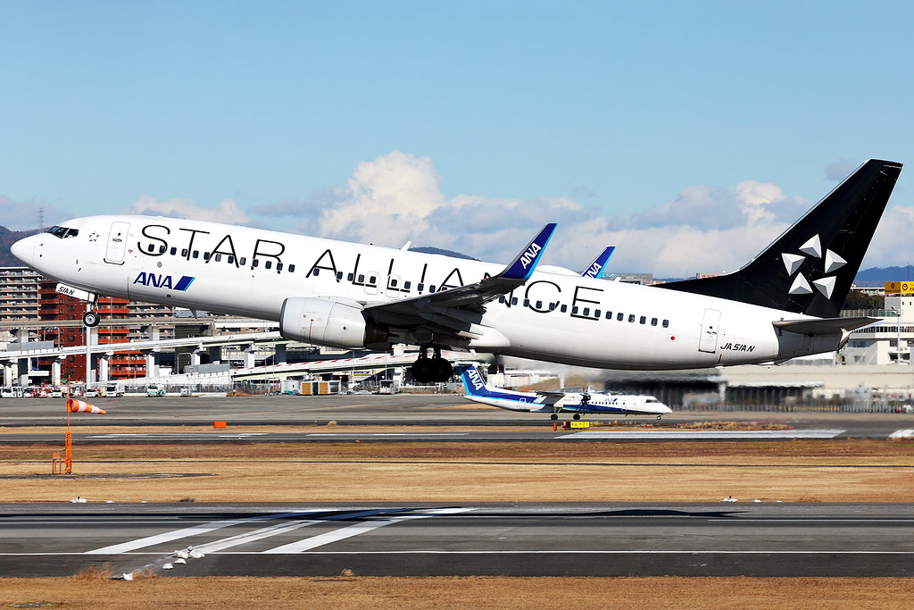 航空機・ヘリコプター ANA B737-800 JA51AN STAR ALLIANCE All Nippon