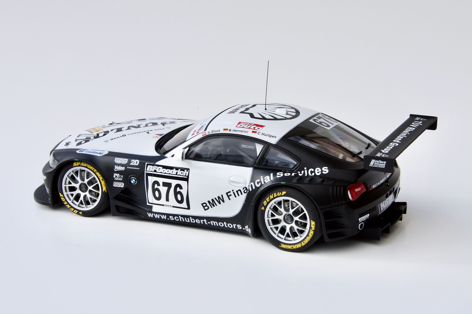 AUTOart 1/18 BMW E86 Z4 M Coupe, Team Schubert, 2006