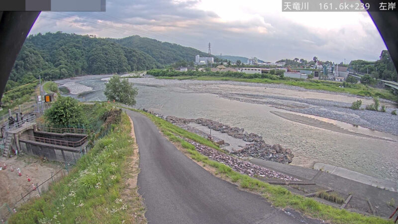 天竜川161.6KP左岸ライブカメラ(長野県中川村葛島) | ライブカメラDB