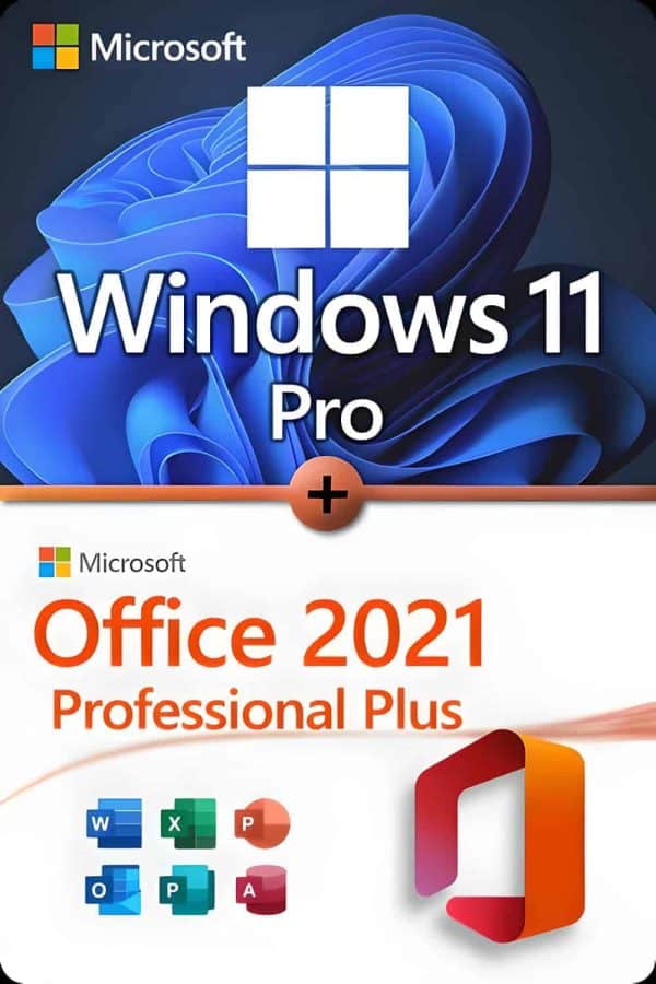 Microsoft Windows 11 Professional + Microsoft Office 2019