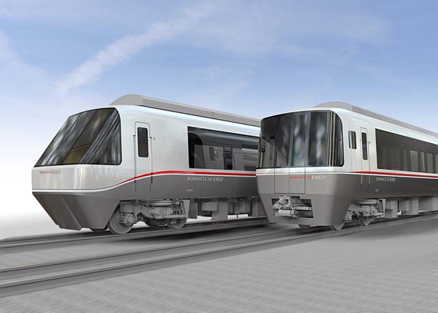 小田急ロマンスカー30000形 EXEαリニューアル10両フル編成セット ①