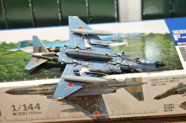 新品未開封品）技MIX 航空自衛隊 F-4EJ ミグシルエット AC121 新品未
