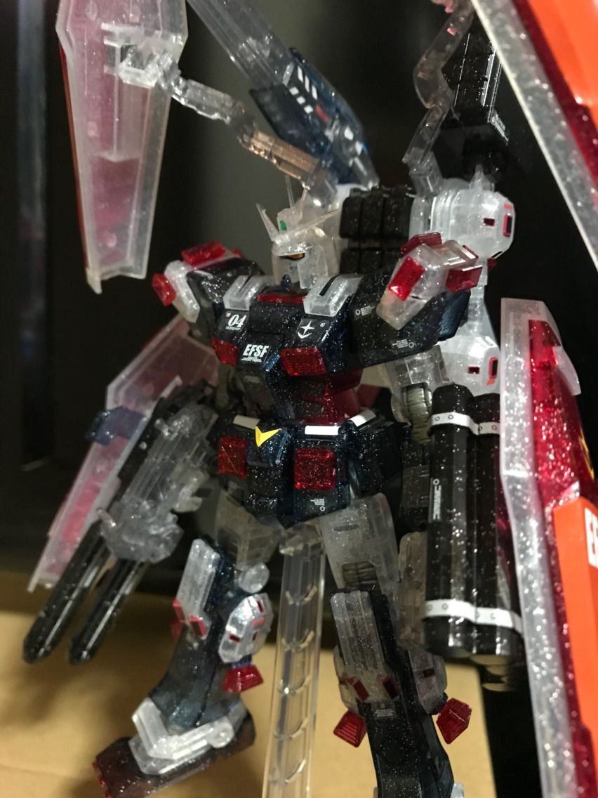 HG フルアーマーガンダム サンダーボルト 劇場限定 クリアカラー 製作
