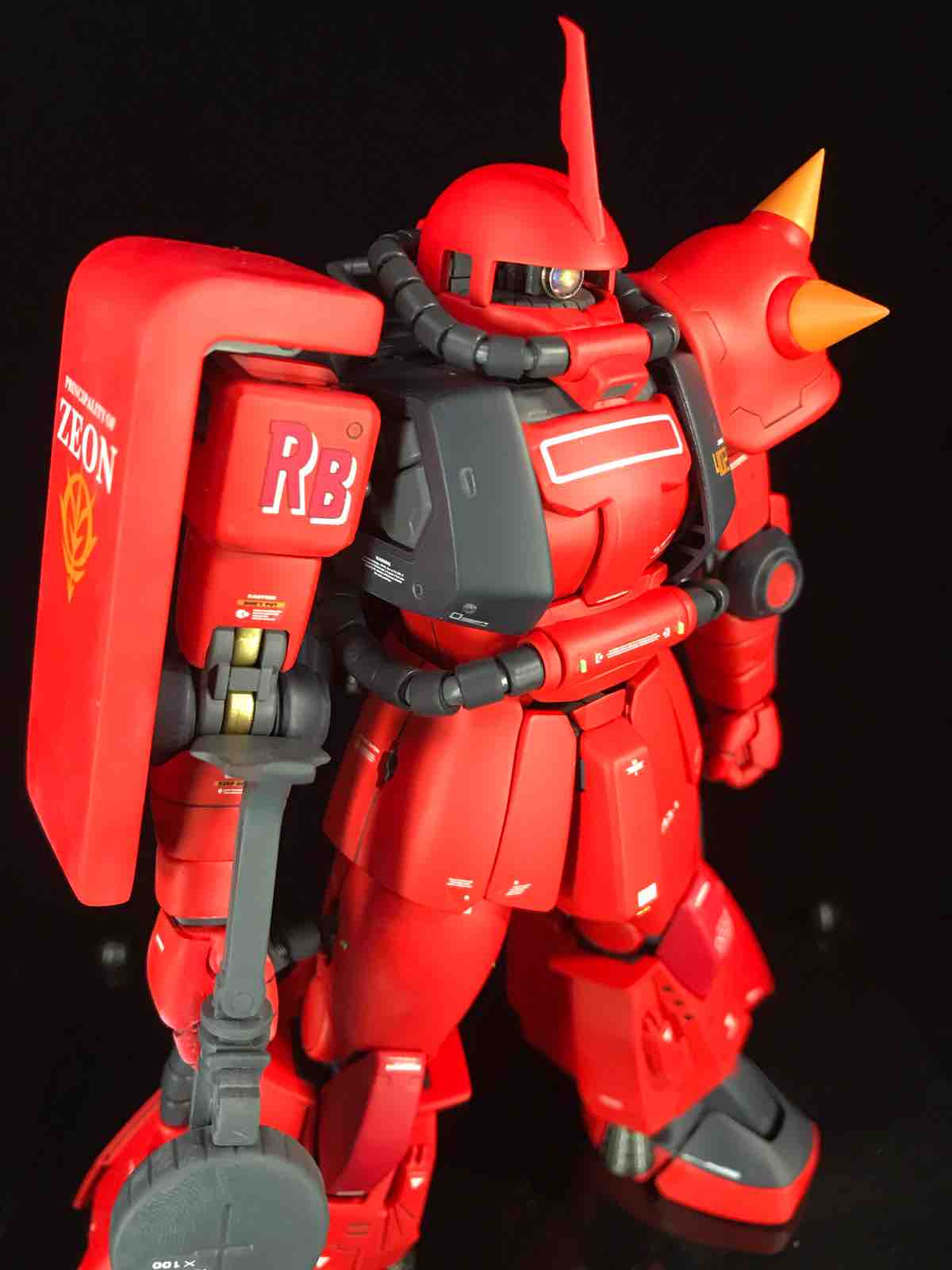 MG ジョニー・ライデン専用ザク ver.2.0 製作 塗装 その三（完成