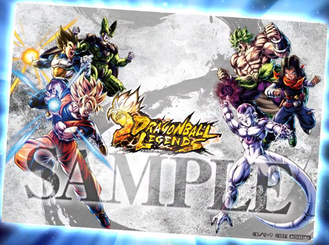 世界7枚限定 ドラゴンボールレジェンズ 7周年記念 PCプレイマット 当選