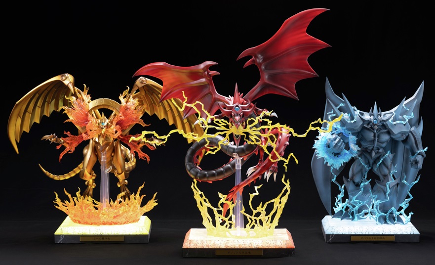 遊戯王 フィギュア 8点セット 遊戯王 重巧超大 三幻神 拡張