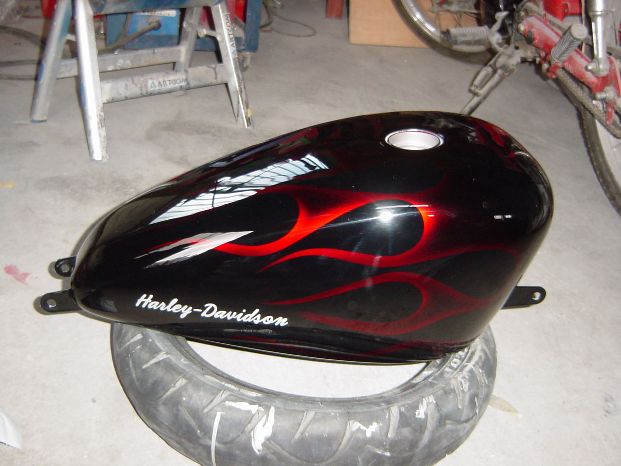 スティードカスタム リアフェンダー装着！ : JET CUSTOM CYCLESの