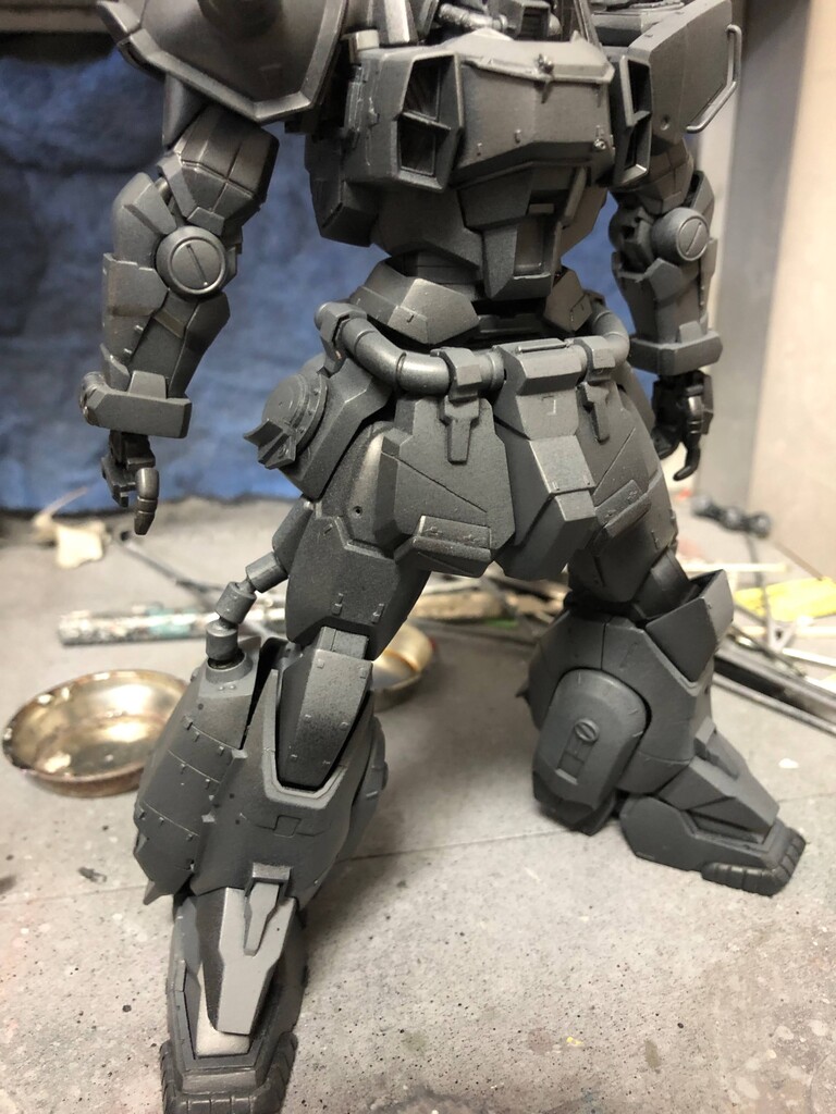 MGザクウォーリア製作記その16 下地塗装 : 戦争の子犬たち