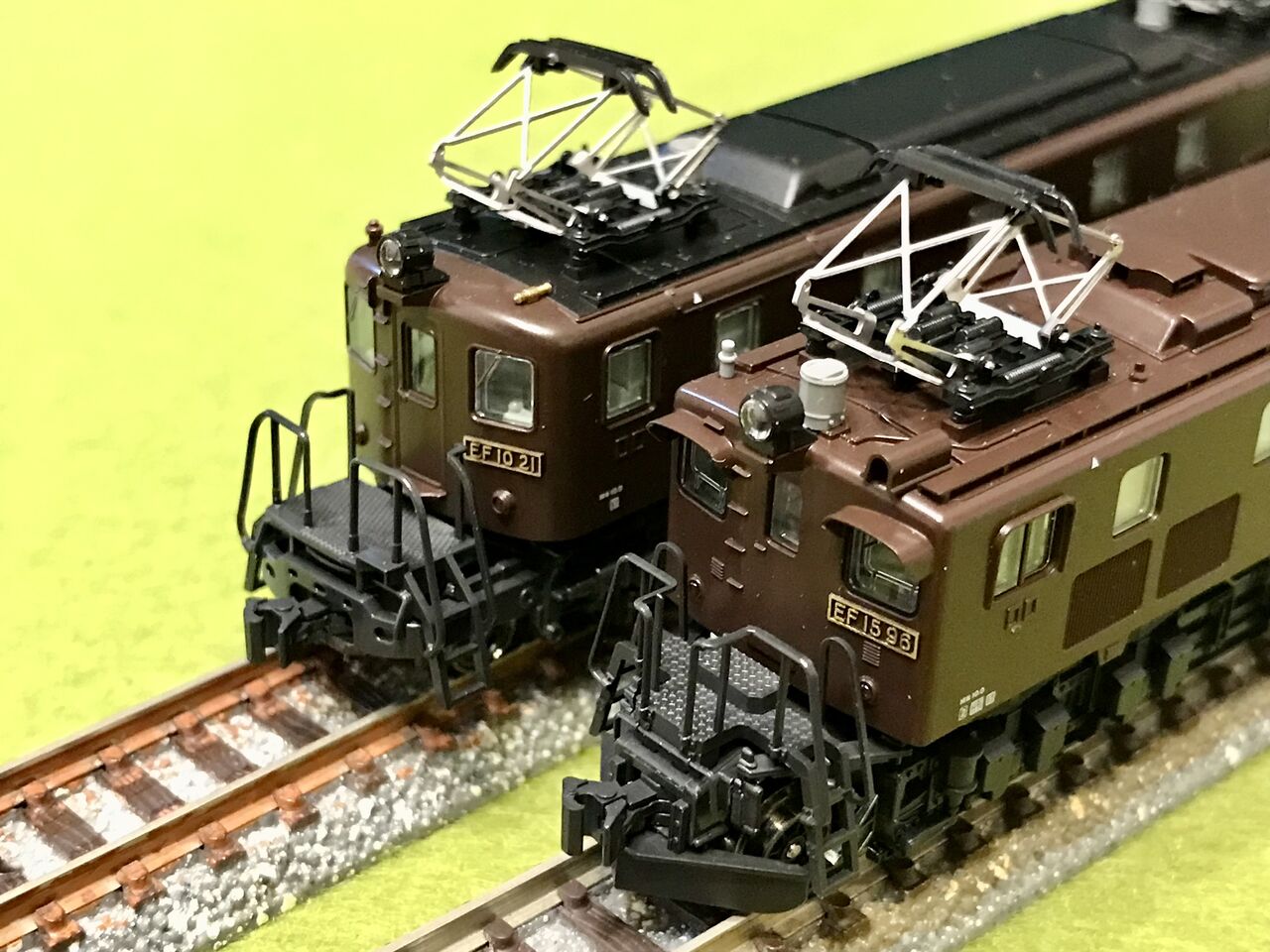 KATOの「EF10形」と「EF15形」を並べてみました。 : エヌゲ道 since