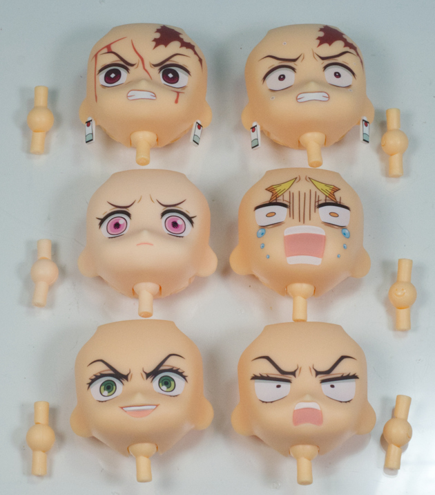 レビュー ねんどろいどもあ とりかえっこフェイス 鬼滅の刃01