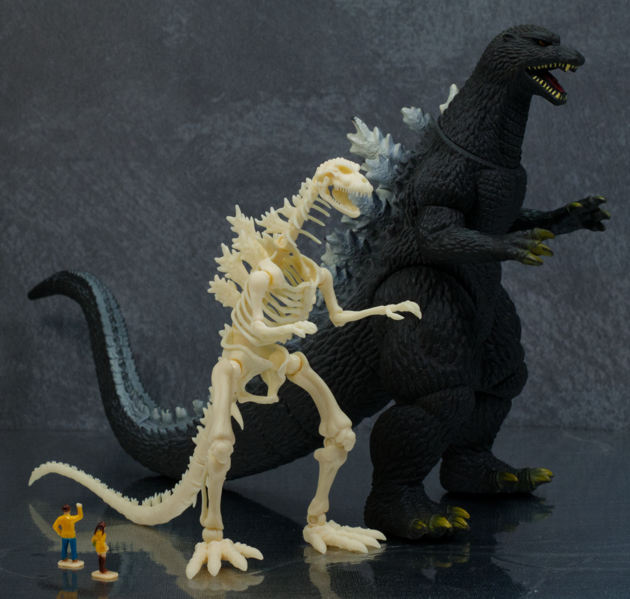 レビュー プレミアムガシャポン 究極可動 ゴジラノホネEX : ふぃぎゅる！