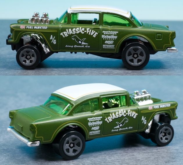 ホットウィール '55 シェビー ベルエア ギャッサー ディスプレイケース