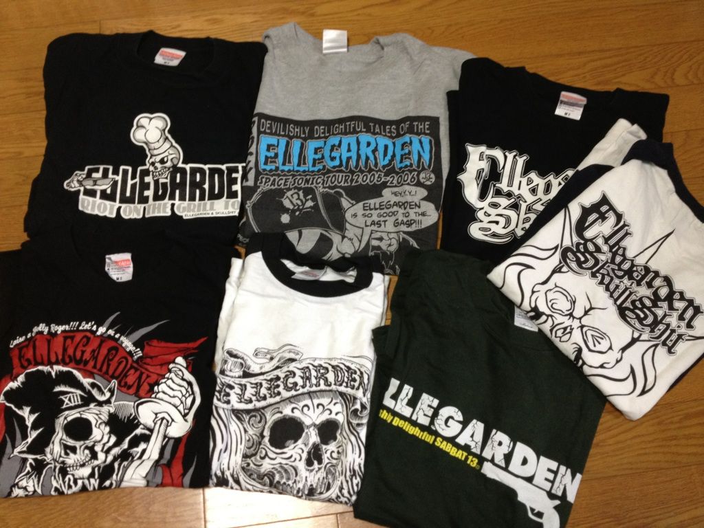エルレガーデンTシャツ ELLE GARDEN ツアーTシャツ バンドTシャツ