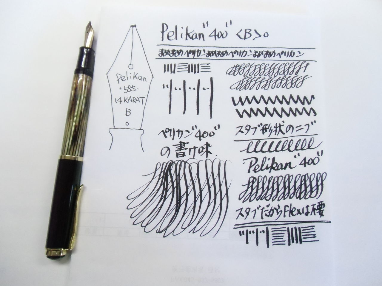 Pelikan400茶縞18K750万年筆字幅B吸入式 楽天市場】万年筆 ペリカン