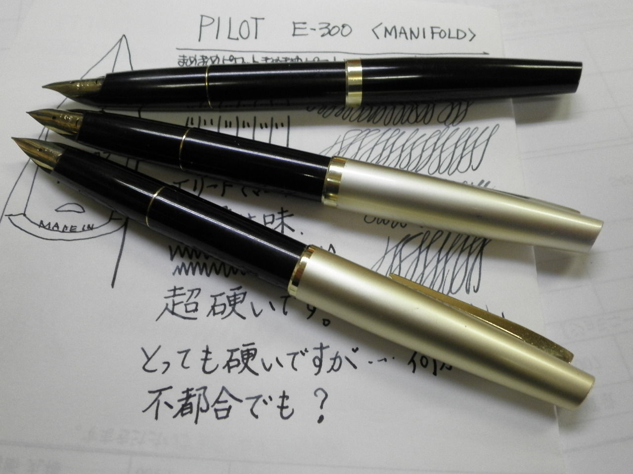 185 オーバーホール済み パイロット ロング PILOT E 14k 185