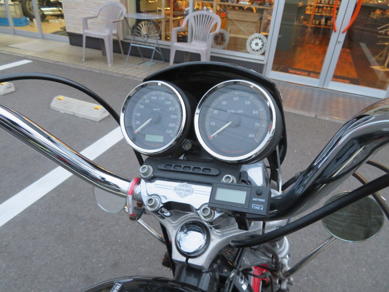💘メーターをお別れ💘2009年式XL1200R タコメーター交換移設