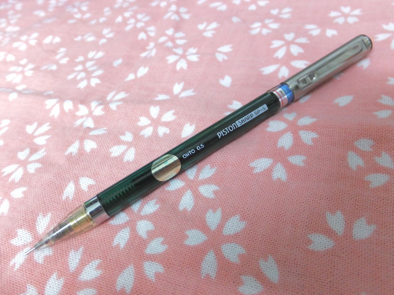 新品 廃盤 OHTO オート ピストンシャープ 1500 シャーペン 0.5mm 昭和